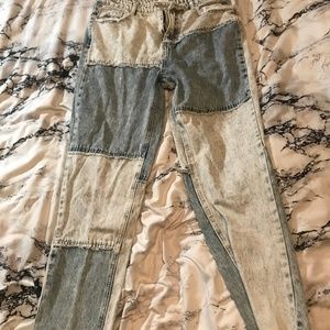 Patch work jeans from urban planet